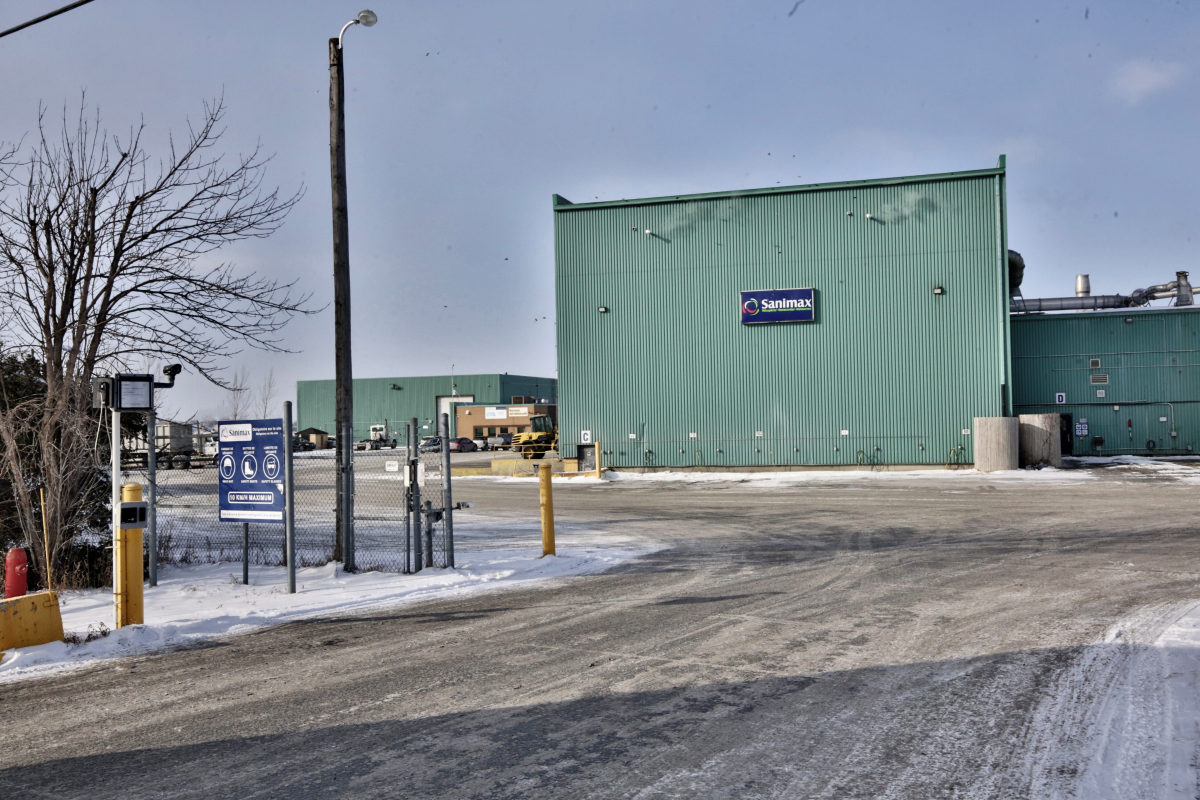 Sanimax a contesté ses constats d’infraction. Photo Robert Gosselin | Le Courrier ©