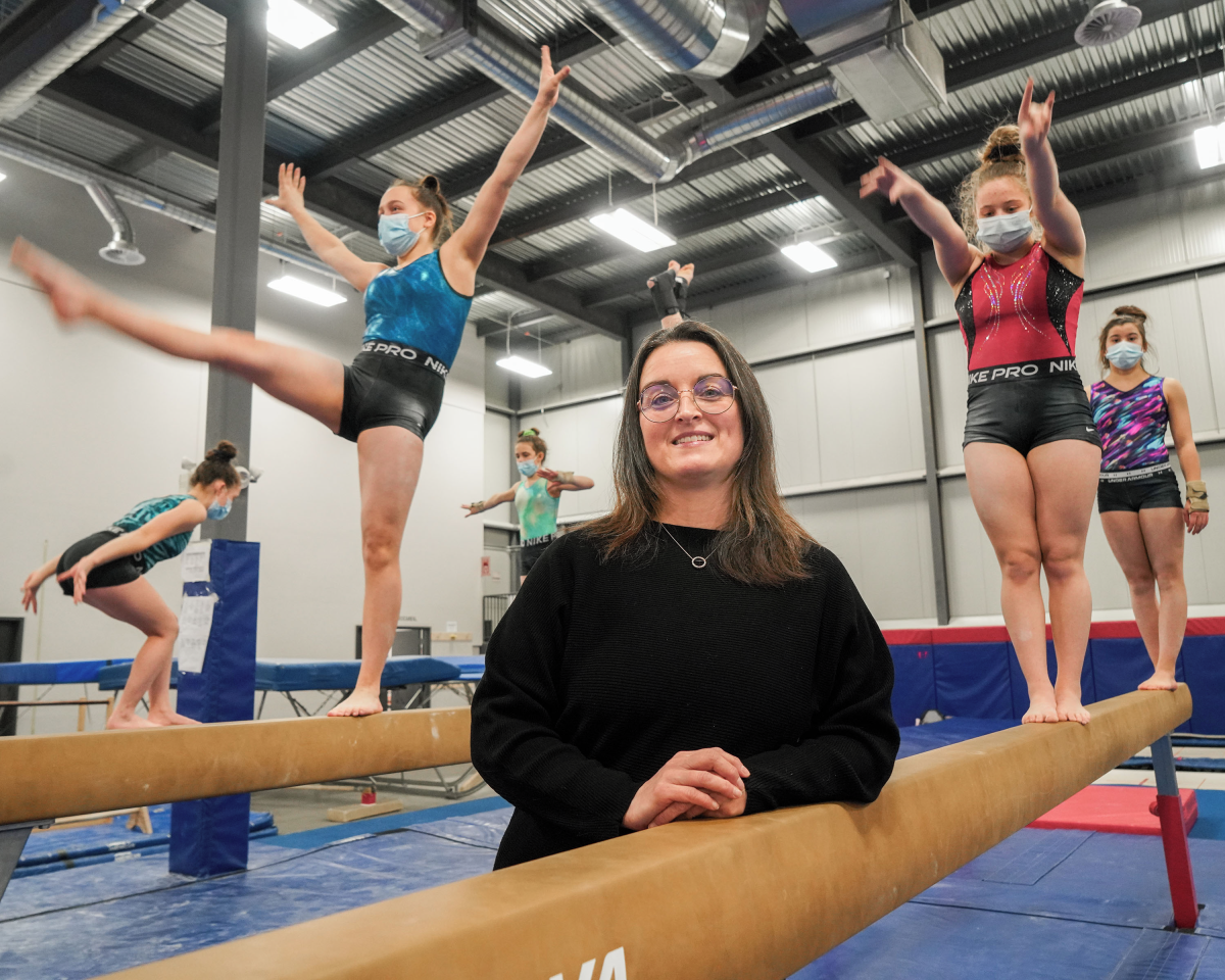 La directrice générale de Gymnaska-Voltigeurs, Nancy Houle. Photo François Larivière | Le Courrier ©