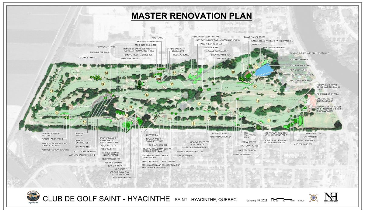 Cure de jouvence au Club de golf Saint-Hyacinthe