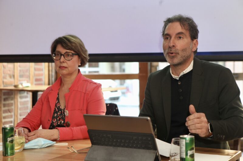 Sylvie Poirier et Stéphan Rhéaume font de nouveau partie du conseil d’administration de la SDC. Photo Robert Gosselin | Le Courrier ©