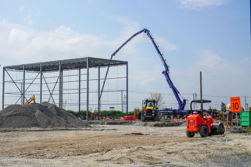 La superficie de cette nouvelle bâtisse sera de 2776 m2. Photo Robert Gosselin | Le Courrier ©