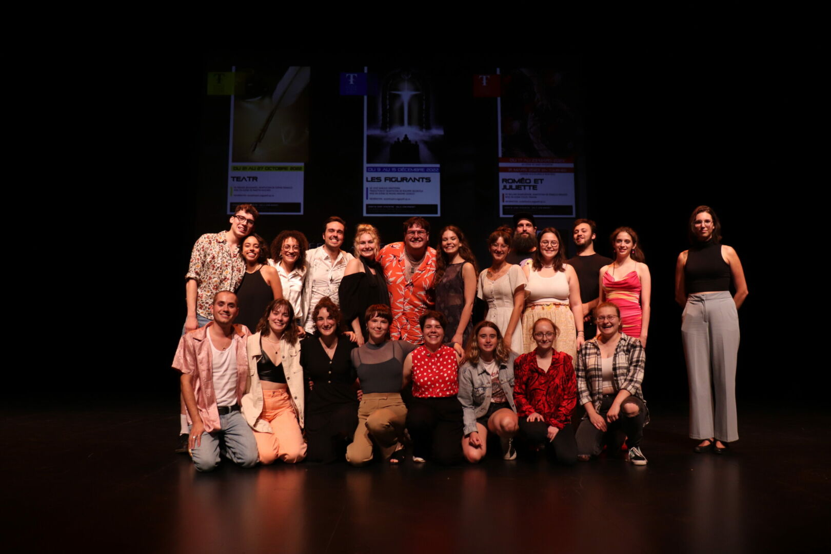 La cohorte 2022-23 de finissants de l’École de théâtre du Cégep de Saint-Hyacinthe. Photo Catherine Fasquelle
