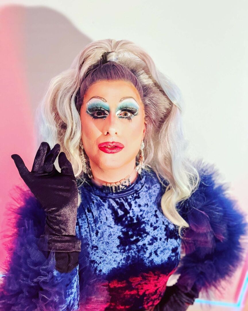 Il y a de la place et de l’intérêt pour l’art du drag queen en région, constate le Maskoutain Jason Collins, qui personnifie la drag queen Eva Moist. Photo gracieuseté