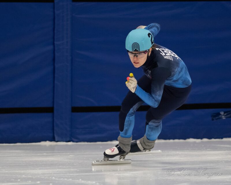 Roselyne Pigeon sera l’une des cinq patineuses de vitesse courte piste à représenter le Québec aux Jeux du Canada. Photo Yves Longpré