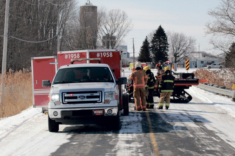 Pascal Vincent, une motoneigiste de 33 ans de Durham-Sud, a perdu la vie à la suite d’un accident survenu possiblement le 23 février à proximité du 4e Rang, à Sainte-Hélène-de-Bagot. Photo Adam Bolestridge | Le Courrier ©��