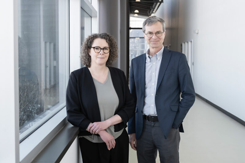 Maryse Dumont et le Dr Jean-Pierre Lavoie sont respectivement présidente et vice-président du Conseil des partenaires en innovation. Photo Patrick Roger