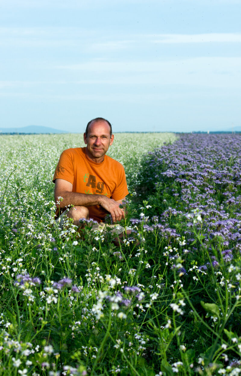 L’agriculteur André Lussier n’hésite pas à utiliser dans ses champs le digestat produit à l’usine de biométhanisation de Saint-Hyacinthe. Photo Jean-Guy Dorris