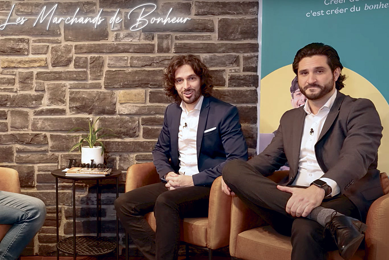 Philippe Foisy et Gabriel Lachance-Foisy, les fondateurs de Beatimo - Capital. Photo capture d’écran�