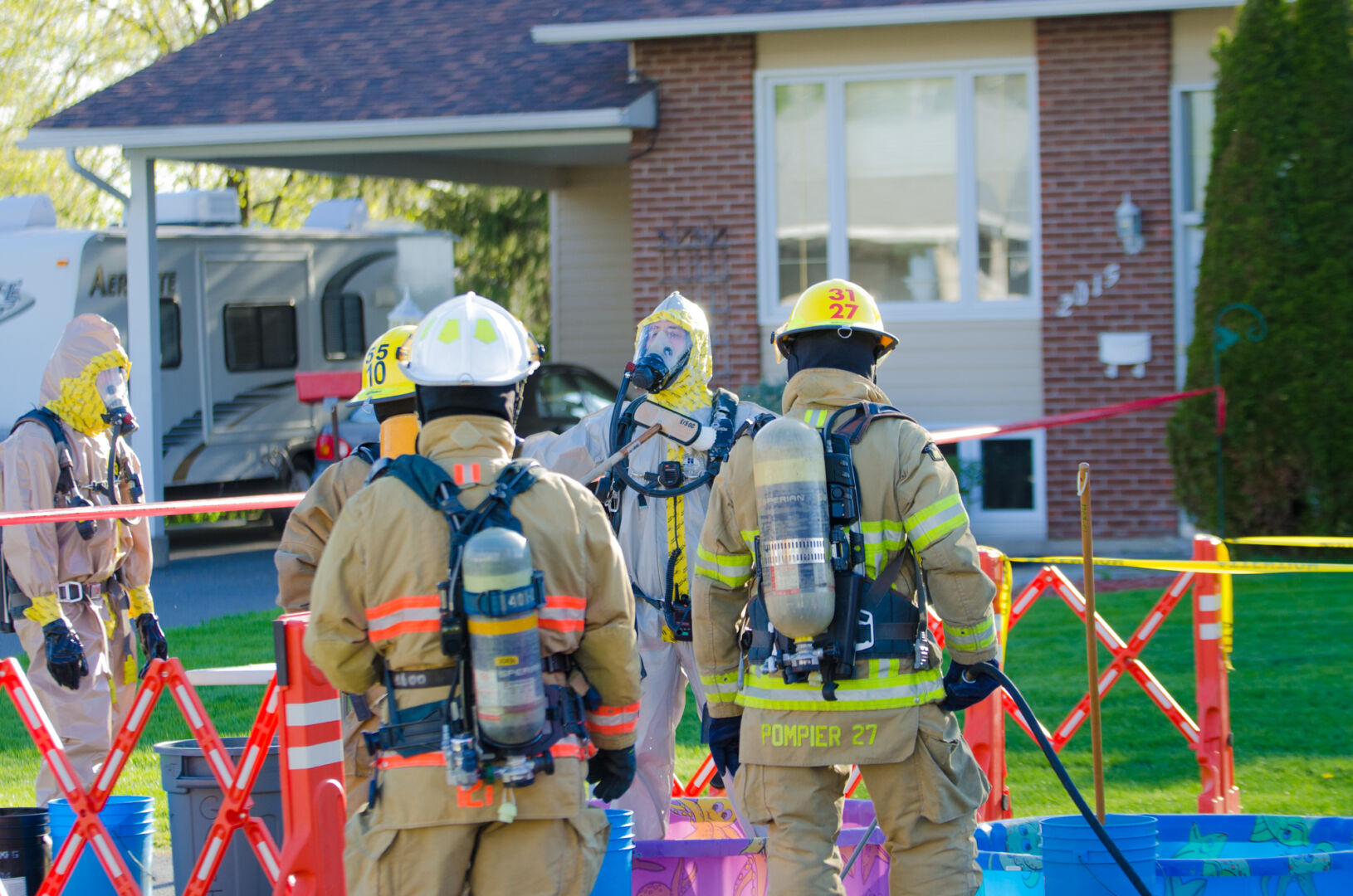 Les pompiers de Saint-Hyacinthe pourront offrir à nouveau la spécialité Hazmat. Photothèque | Le Courrier ©