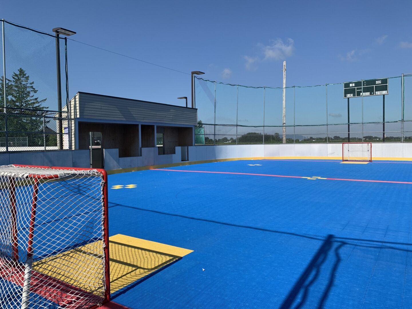 La Ville de Saint-Pie a lancé un appel d’offres pour l’aménagement d’une surface de dek hockey. Photo gracieuseté