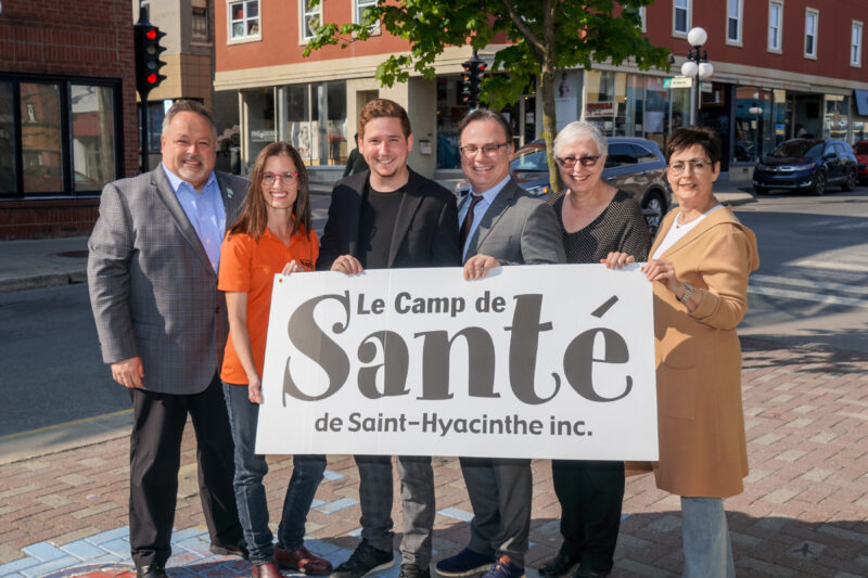 La campagne de financement du Camp de Santé de Saint-Hyacinthe a été lancée le 18 mai. Photo François Larivière | Le Courrier ©