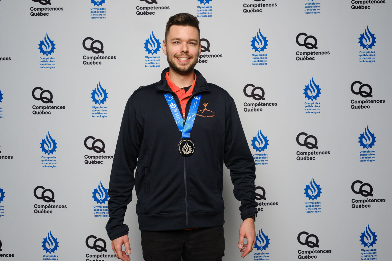 Marc Villeneuve a mérité la médaille d’argent en électricité. Photo gracieuseté