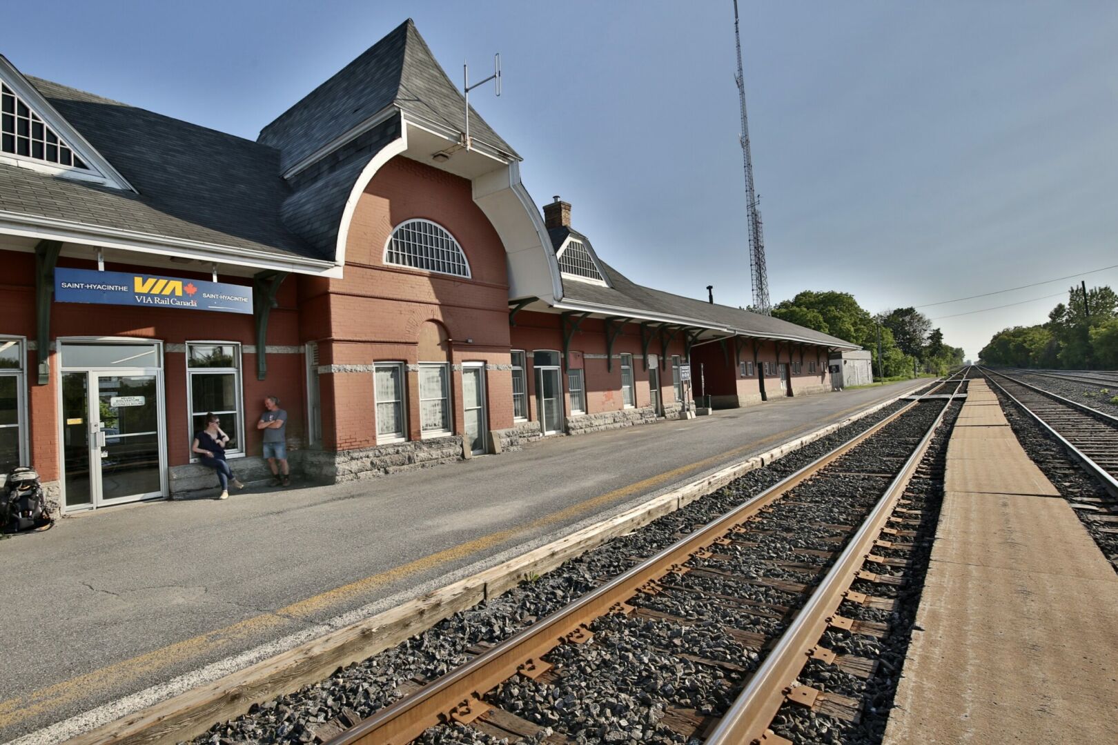 La gare de Saint-Hyacinthe de Via Rail. Photo Robert Gosselin | Le Courrier ©
