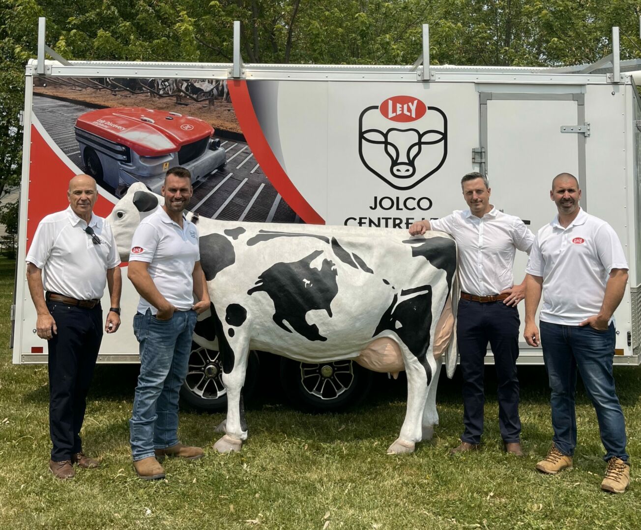 Claude Lévesque, Jonathan St-Pierre, Guillaume Peeters et Mathieu Lavallée. Photo gracieuseté