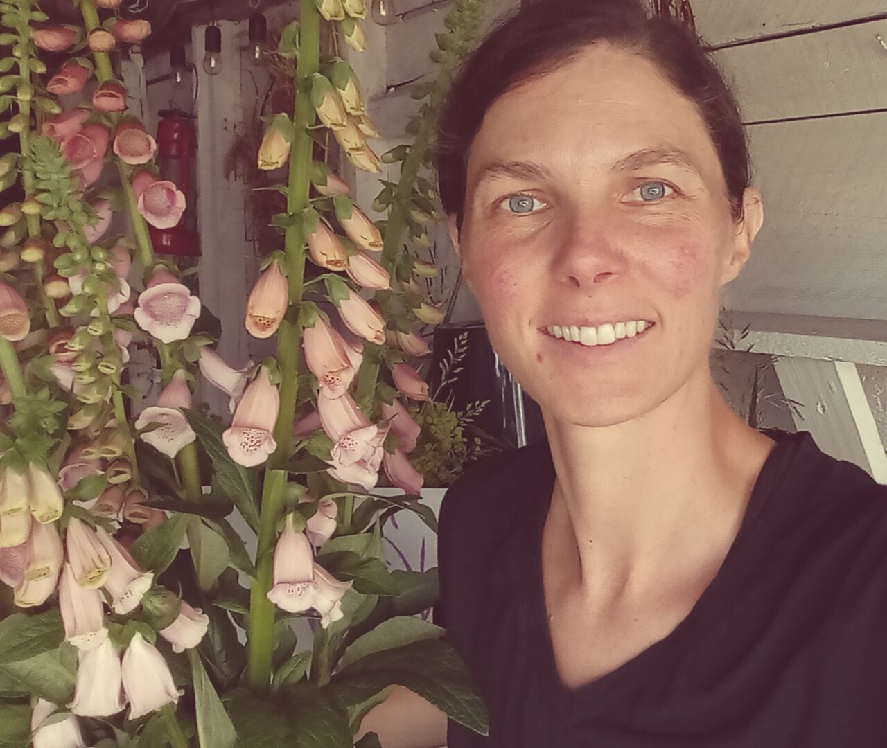 Isabelle Leclerc, la propriétaire de l’entreprise il était un jardin, de Saint-Louis, participe à la Semaine des fleurs cultivées au Québec qui se tient du 10 au 16 juillet. Photo gracieuseté