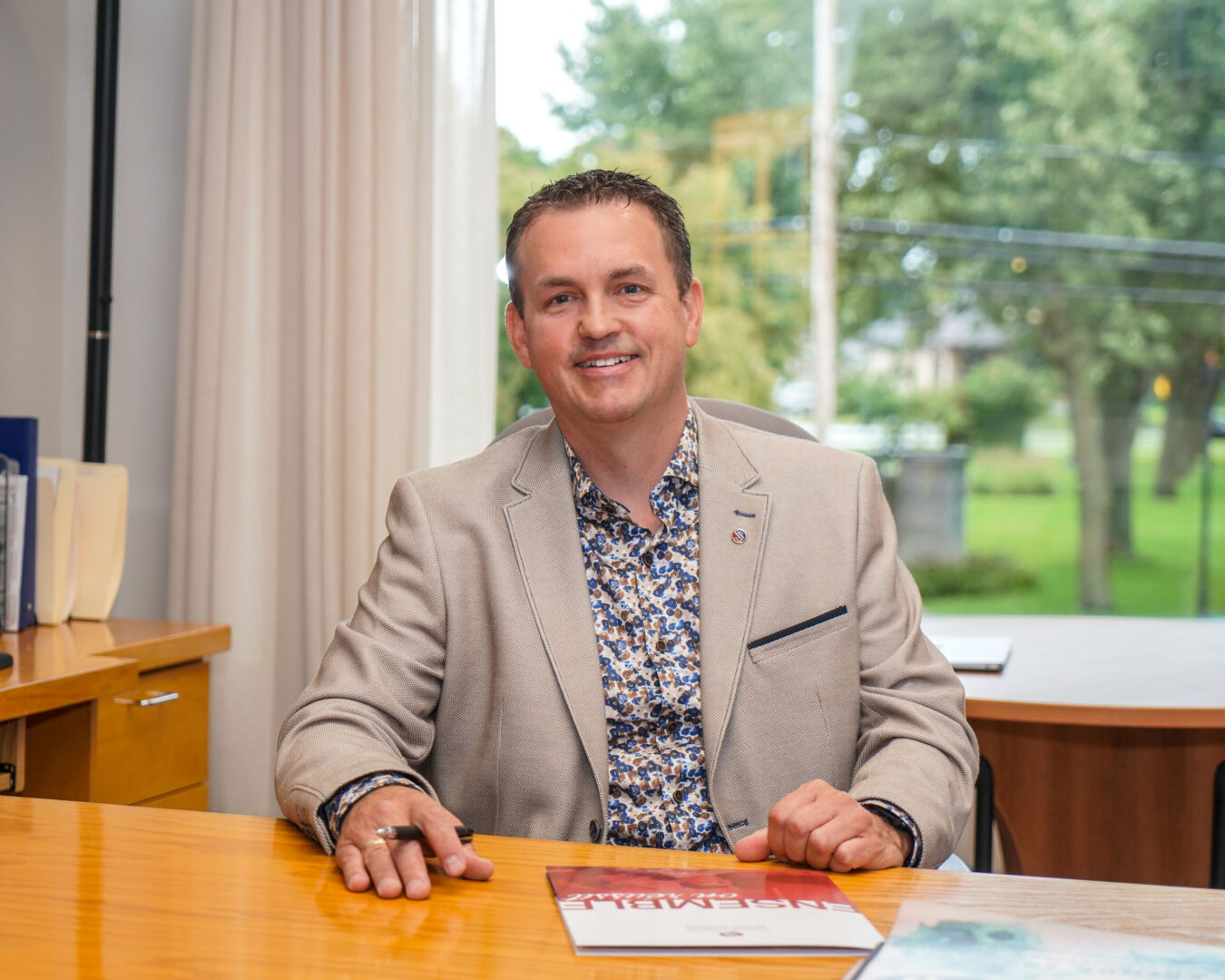 Michel Lussier est le nouveau directeur général de l’École secondaire Saint-Joseph. Photo François Larivière | Le Courrier ©