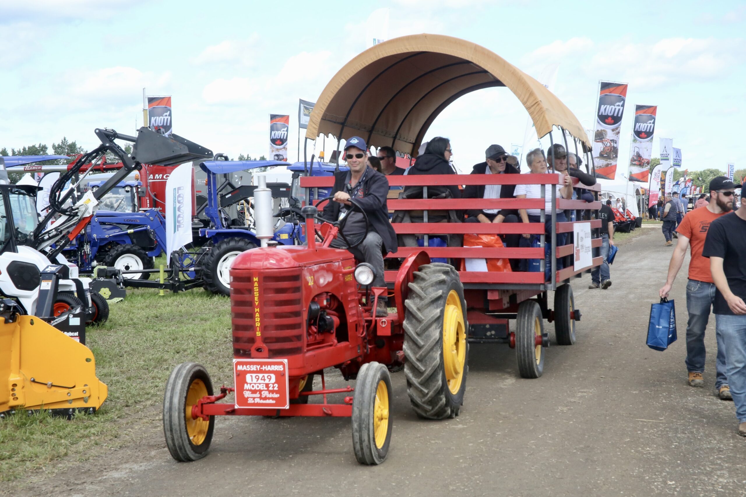 Plus de 15 500 visiteurs ont profité des attraits que proposait Expo-Champs en cette 24e édition. Photo Robert Gosselin | Le Courrier ©
