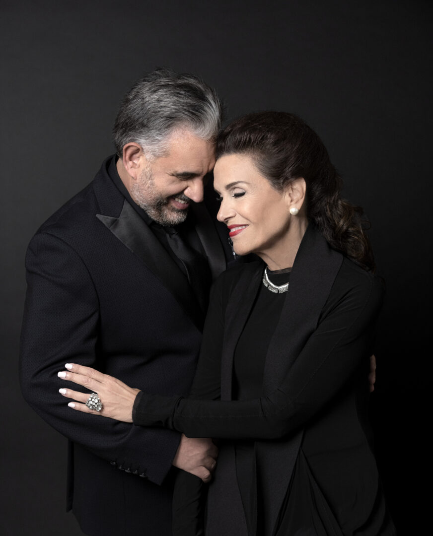 Sophie Faucher s’unit à Marc Hervieux dans la pièce de théâtre lyrique Maria Callas, une voix pour être aimée. Photo gracieuseté