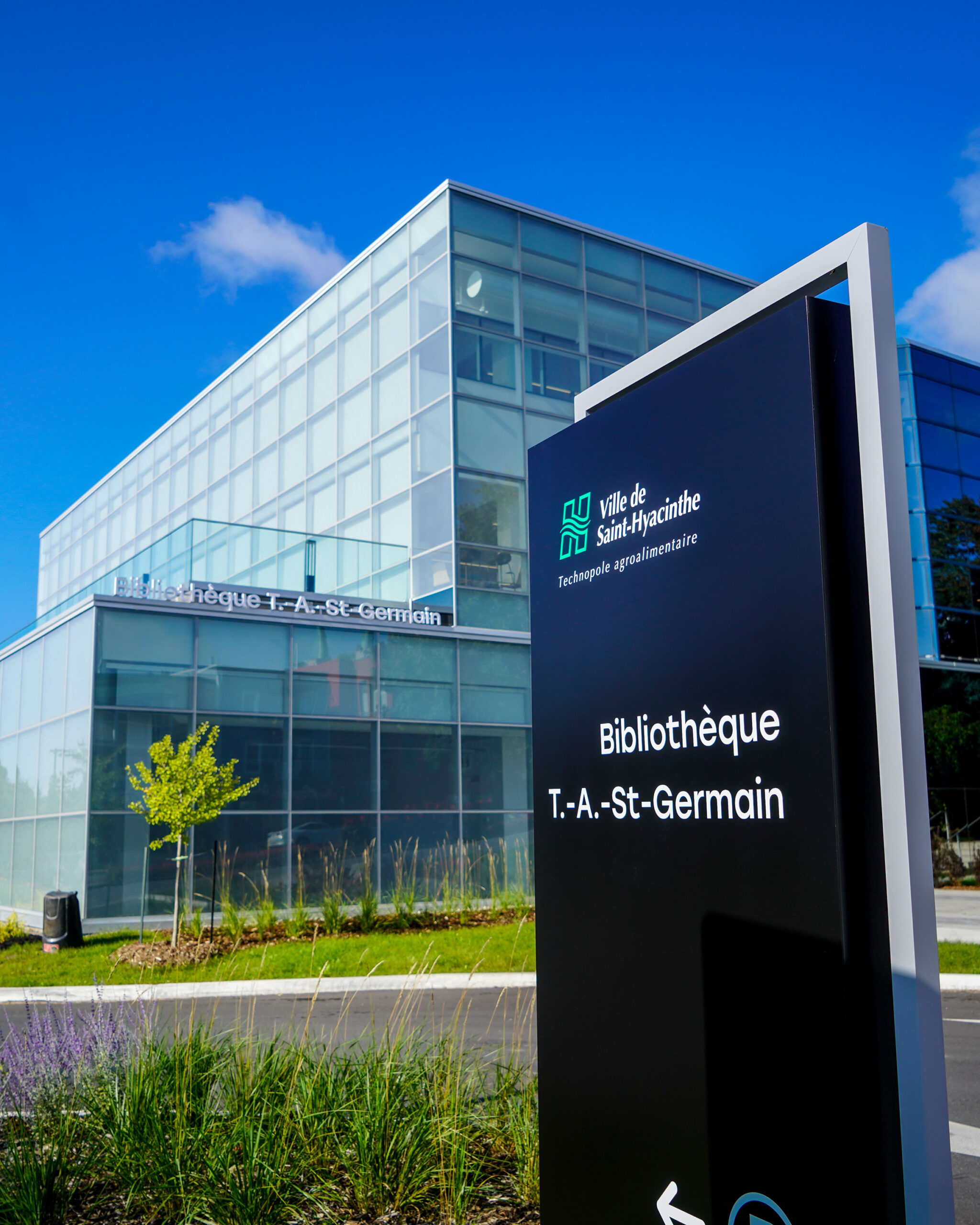 La nouvelle bibliothèque T.-A.-St-Germain soulignera son ouverture en grand du 29 septembre au 6 octobre. Photo François Larivière | Le Courrier ©