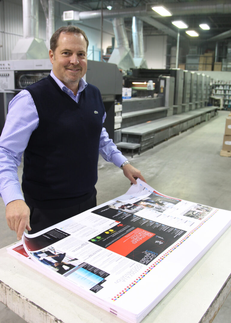 Marc Dumaine avait fondé l’Imprimerie Dumaine en 1988 et a été aux commandes de l’entreprise pendant 31 ans. Photothèque | Le Courrier ©