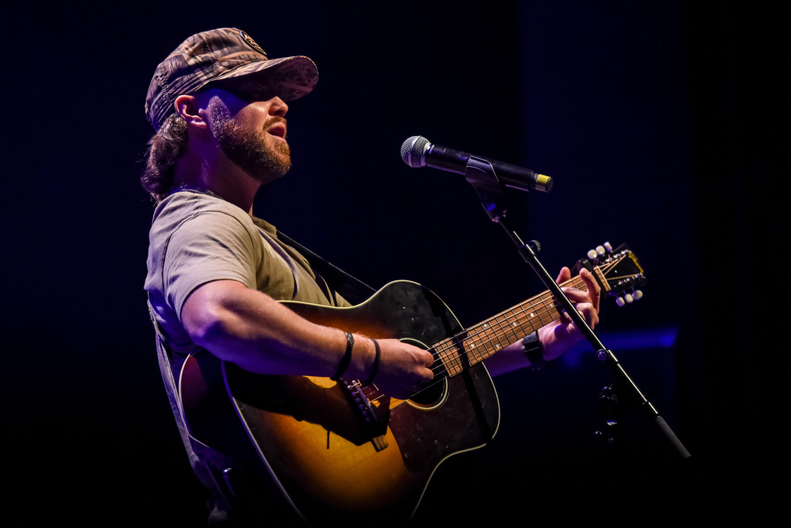 Le chanteur country Francis Degrandpré. Photo François Larivière | Le Courrier ©