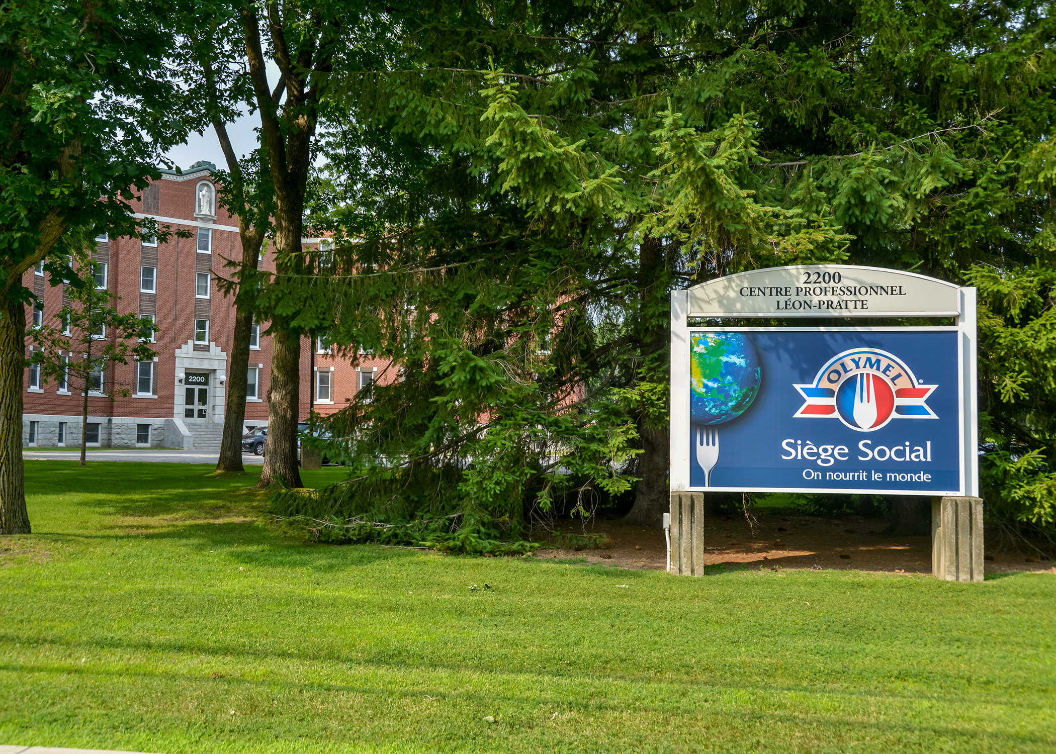 Le siège social d'Olymel quittera l'avenue Pratte de Saint-Hyacinthe, entraînant le départ de quelque 195 employés vers Boucherville. Photothèque | Le Courrier ©