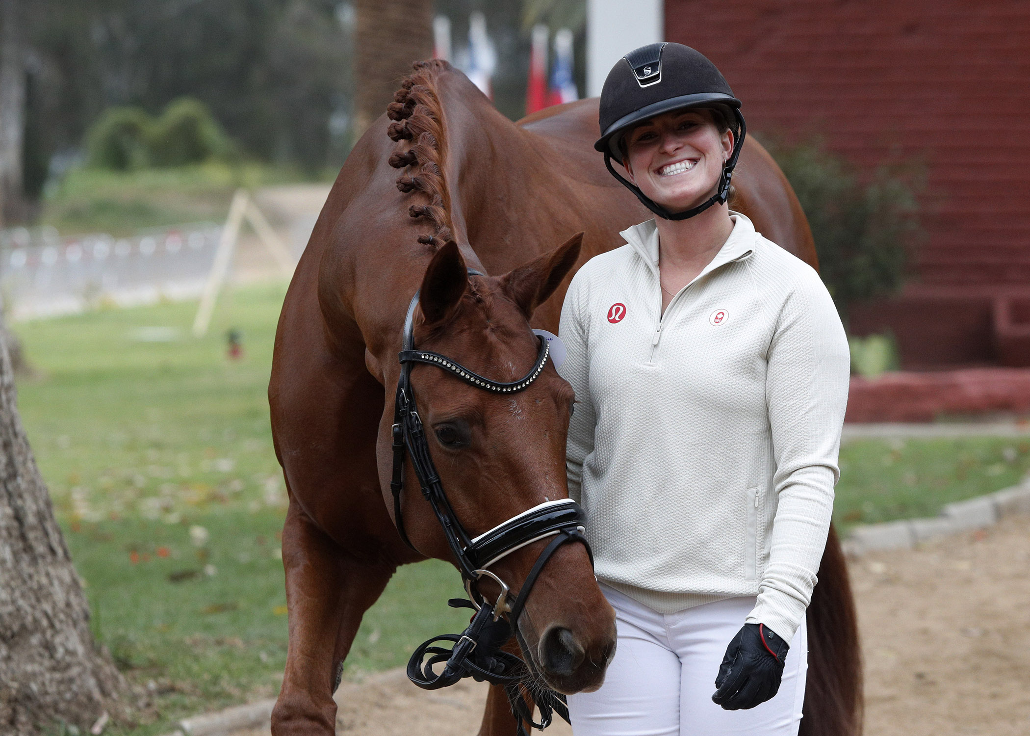 Avec sa jument Summerwood’s Limei, la cavalière Béatrice Boucher a représenté le Canada en dressage lors des Jeux panaméricains qui se sont déroulés au Chili, en octobre. Photo gracieuseté