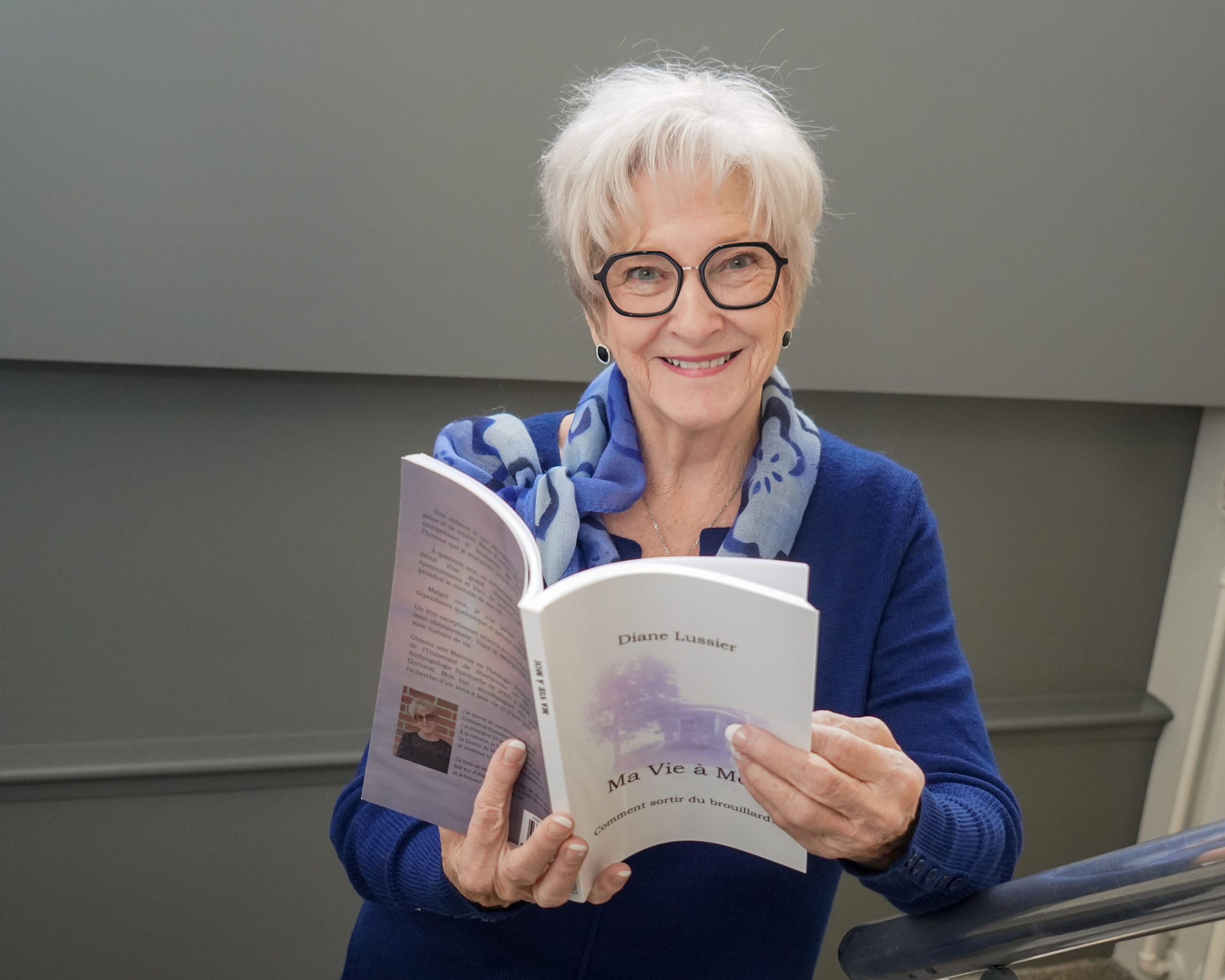 La Maskoutaine Diane Lussier ouvre les pages de sa propre histoire en espérant aider d’autres gens à trouver leur paix intérieure.Photo François Larivière | Le Courrier ©