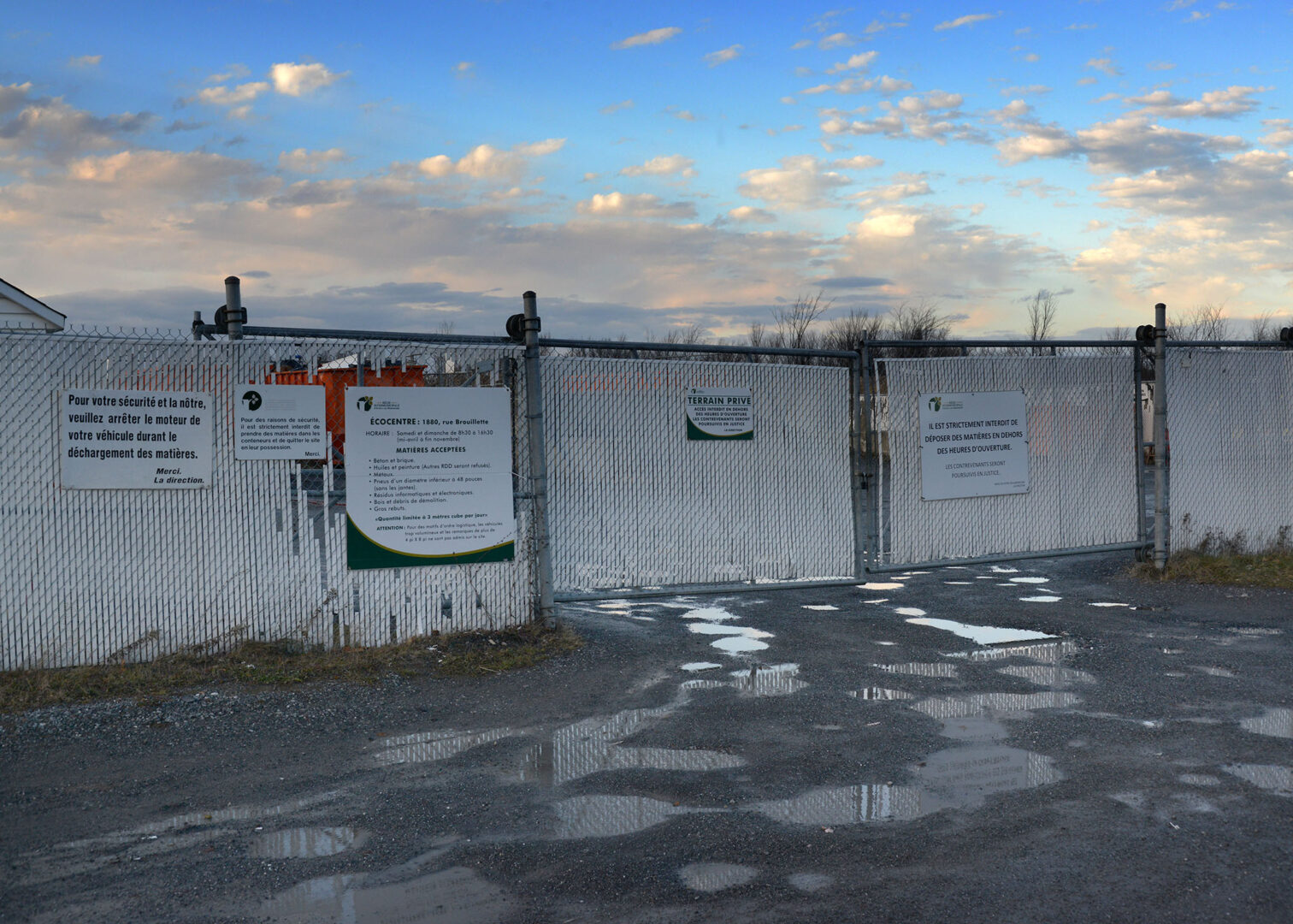 Les citoyens désirant utiliser les services de l’écocentre de Saint-Hyacinthe devront le faire avant le 26 novembre. Photothèque | Le Courrier ©