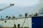 Incendie dévastateur à l’usine Quéfer de Saint-Pie