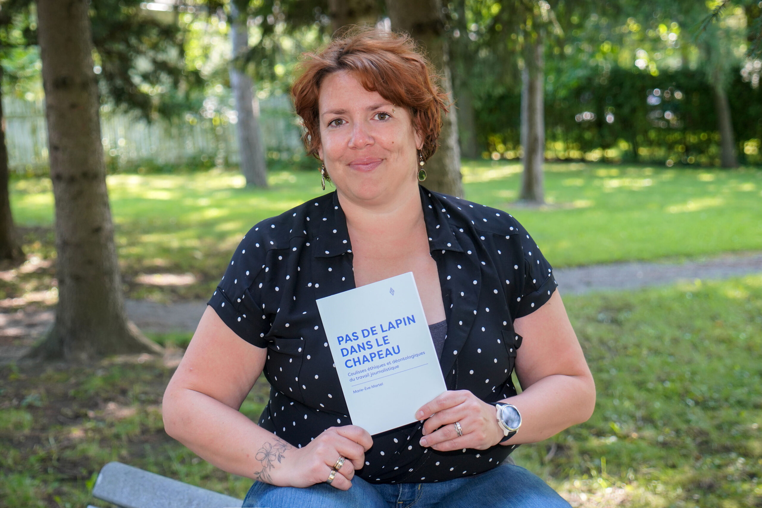 L’autrice maskoutaine Marie-Ève Martel a publié son quatrième livre. Photo François Larivière | Le Courrier ©
