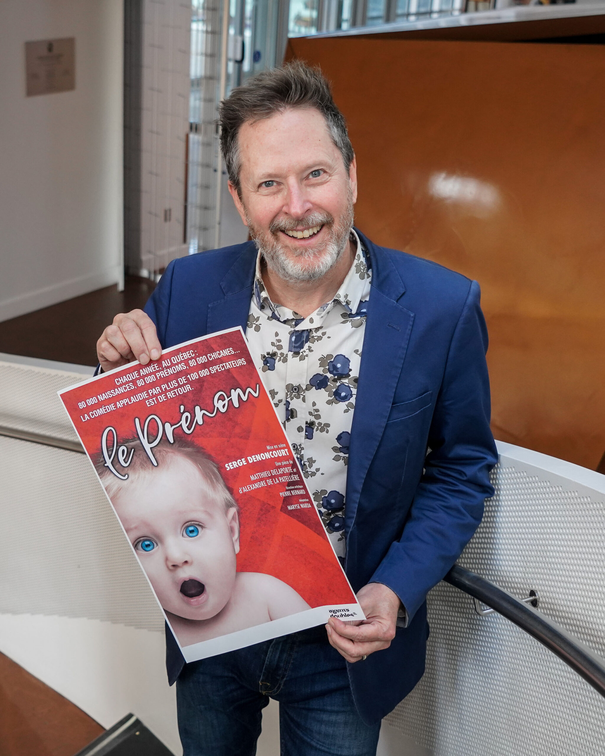 Le directeur général et artistique du Centre des arts Juliette-Lassonde, Jean-Sylvain Bourdelais, a annoncé que la première saison de théâtre en été à la salle maskoutaine sera portée par la pièce Le Prénom. Photo François Larivière | Le Courrier ©