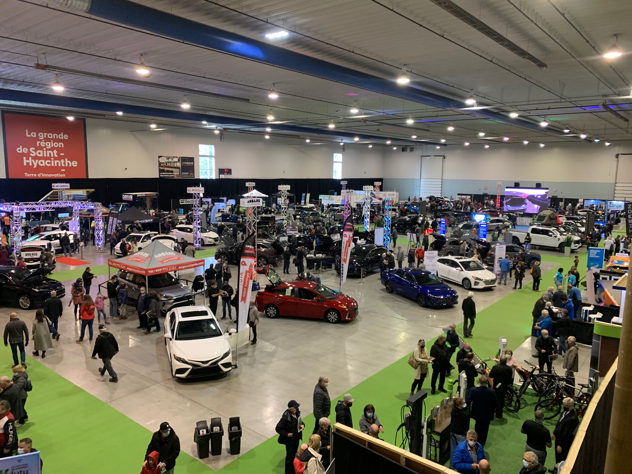 Le Salon du véhicule électrique de Saint-Hyacinthe est un incontournable de la région depuis sa première édition en 2017. Photo gracieuseté