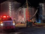 Un silo prend feu à Sainte-Marie-Madeleine