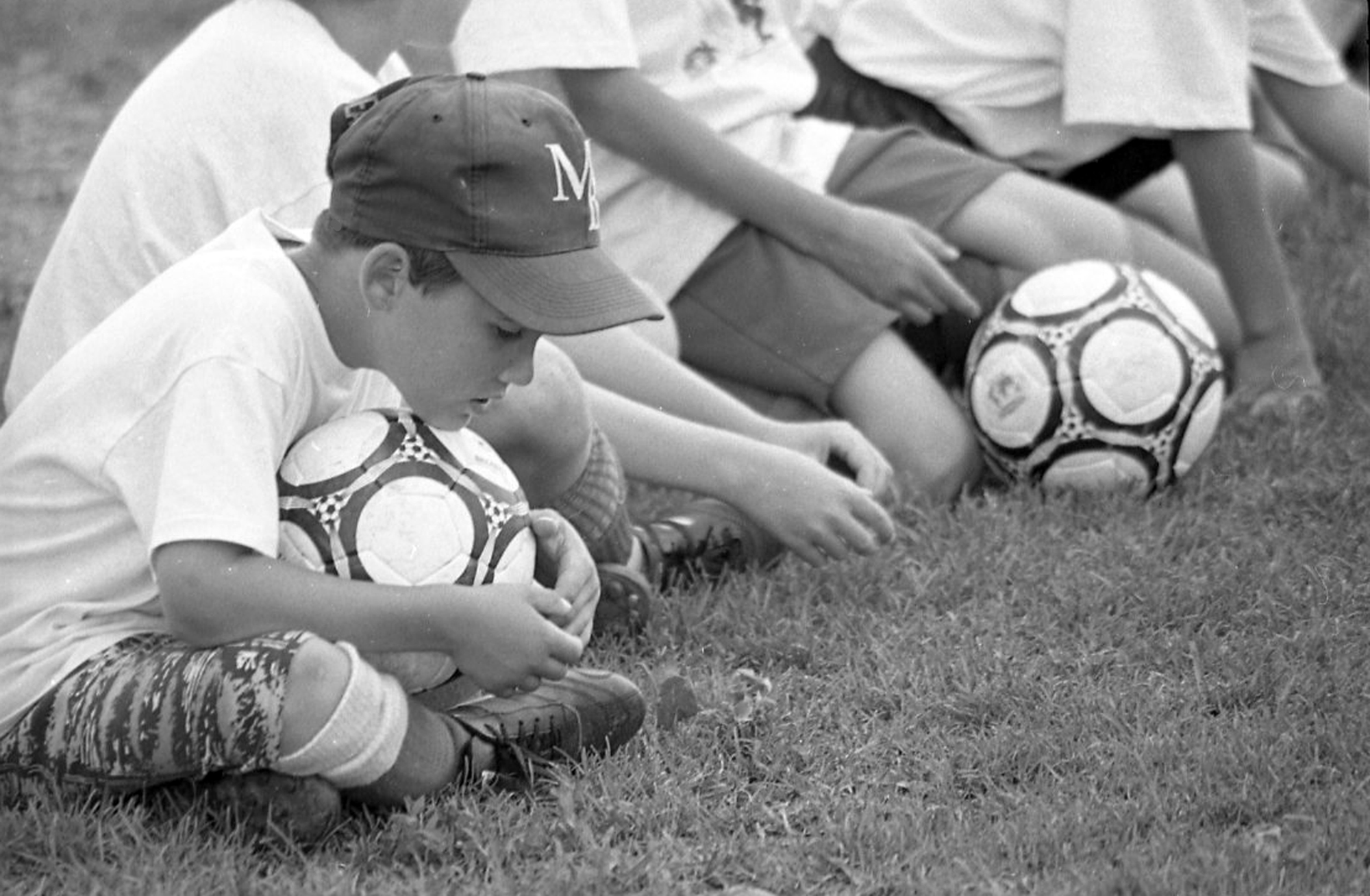 Joueur de soccer maskoutain en 1995. Photo Centre d’histoire de Saint-Hyacinthe, CH600, PPM photo