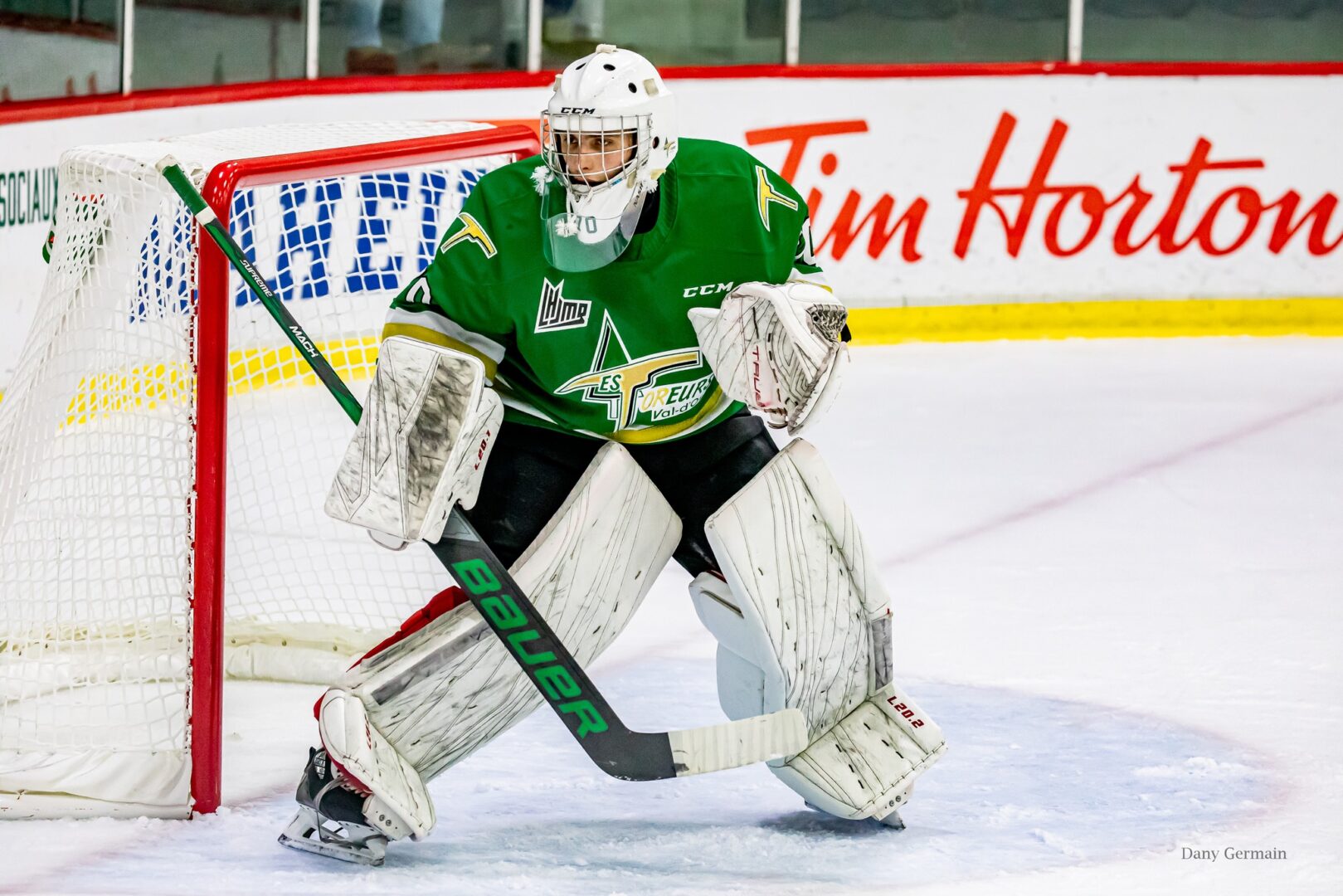 Même s’il n’a jamais joué M18 AAA et n’a jamais été repêché au niveau supérieur, le gardien maskoutain Mathis Lussier défend la cage des Foreurs de Val-d’Or dans la Ligue de hockey junior majeur du Québec cette saison. Un parcours inhabituel et inspirant. Photos gracieuseté