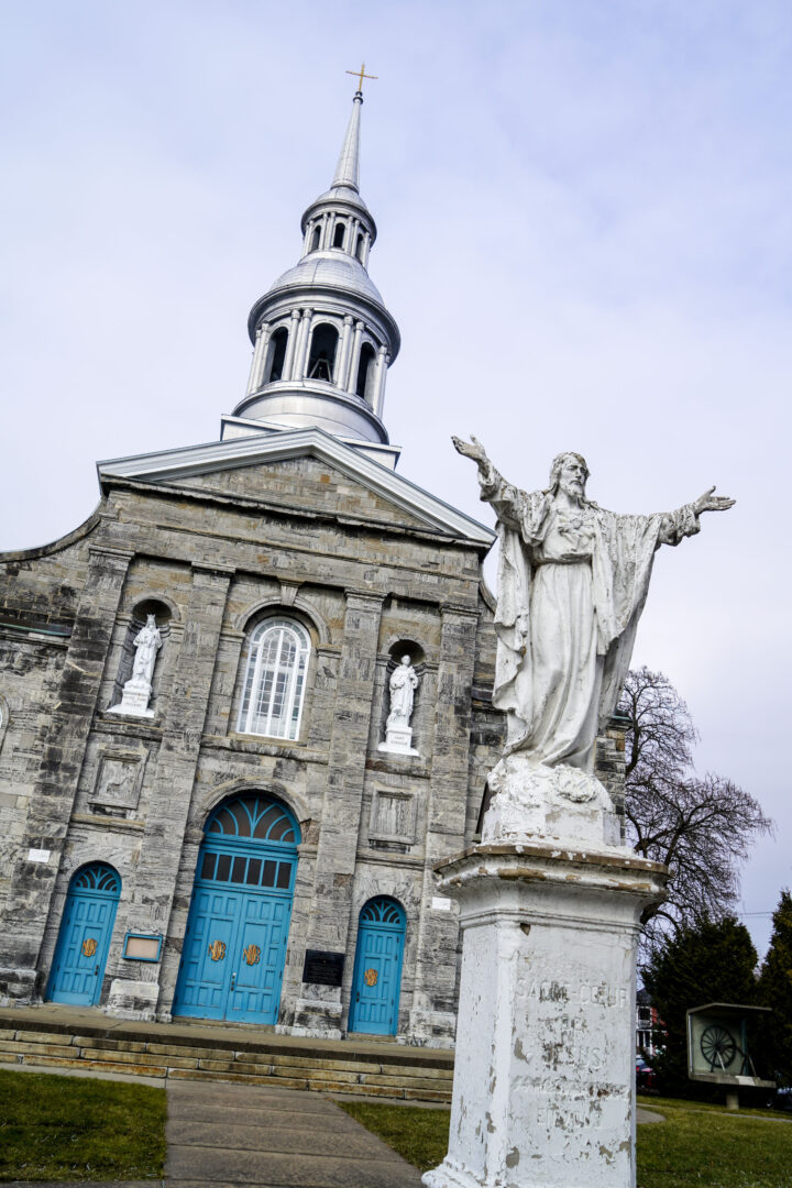 L’église Notre-Dame-du-Rosaire doit être convertie en musée d’art et de société dans le cadre du projet de pôle culturel. Photo François Larivière | Le Courrier ©