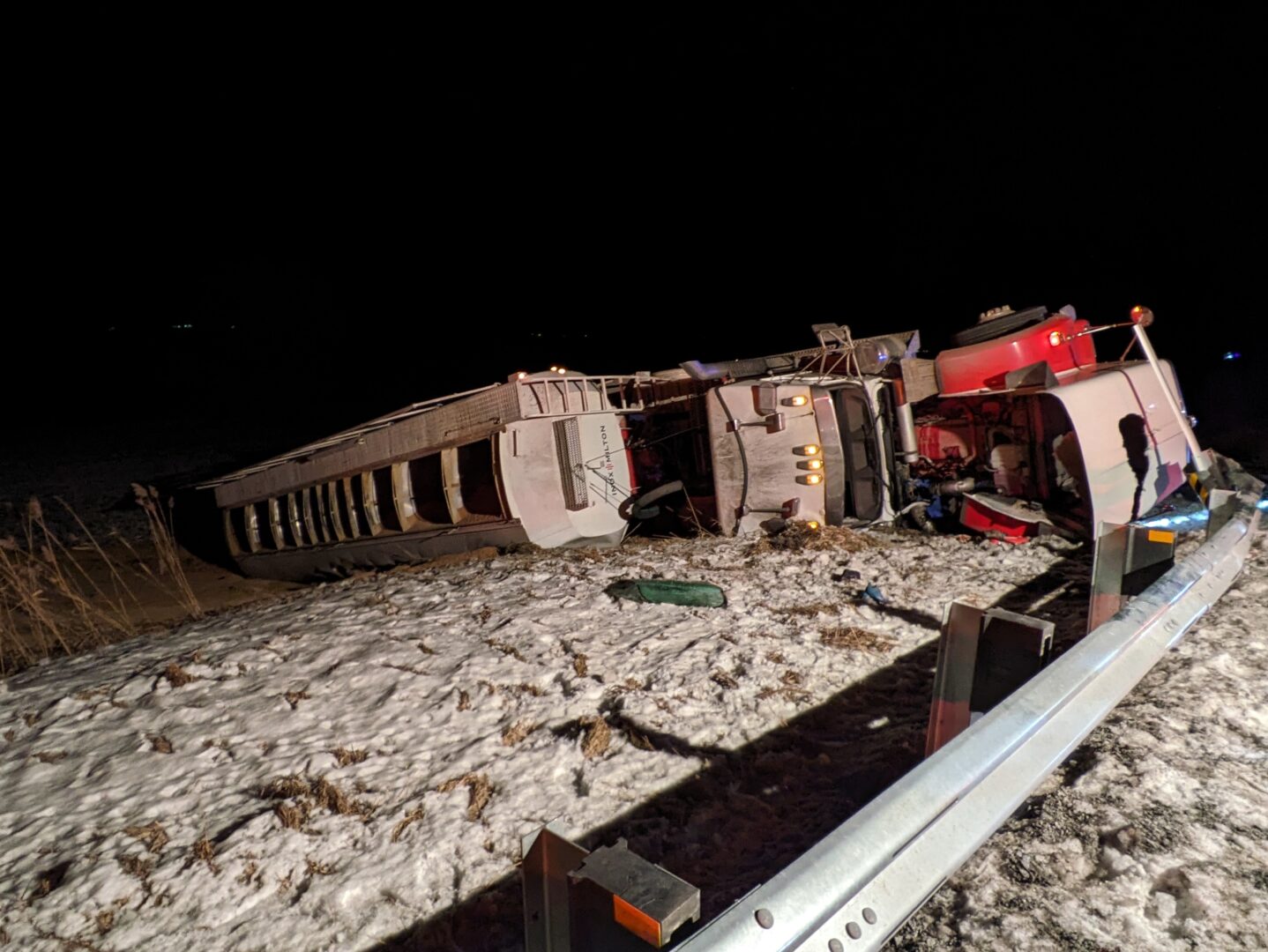 Un camionneur gravement blessé dans un accident à SaintHyacinthe survit