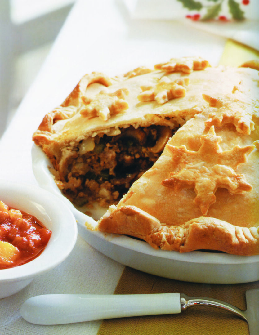 Tourtière aux champignons