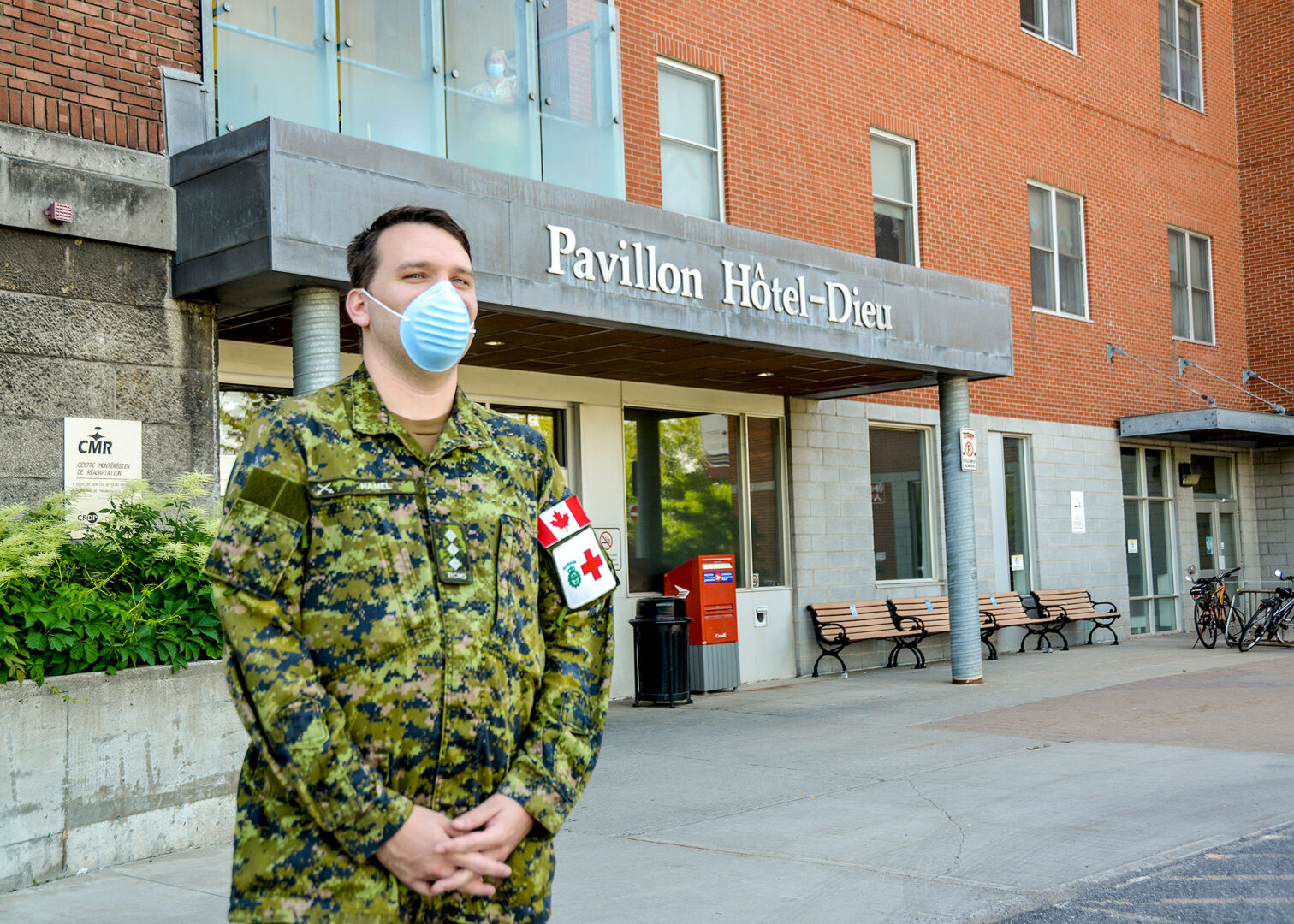 Il aura fallu l’intervention des Forces armées canadiennes pour venir à bout de la première vague de COVID-19 à l’Hôtel-Dieu de Saint-Hyacinthe. Photo François Larivière | Le Courrier ©