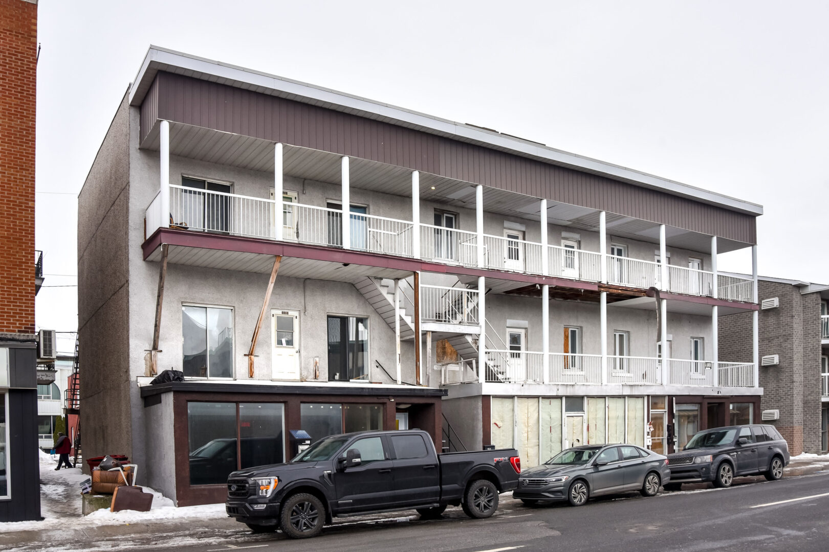 Le bâtiment qui devrait faire place à un immeuble de 34 logements a été démoli en 2022. Photothèque | Le Courrier ©