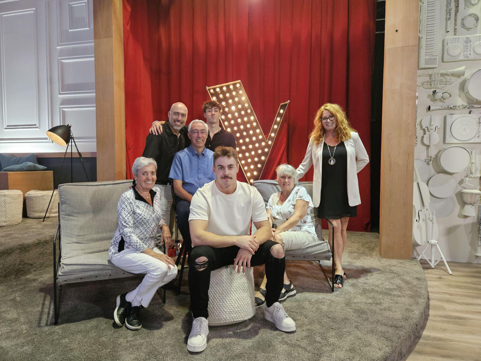 Le Maskoutain Gabriel Fredette a surpris ses grands-parents lors de son audition à l’aveugle à La Voix. Photo gracieuseté