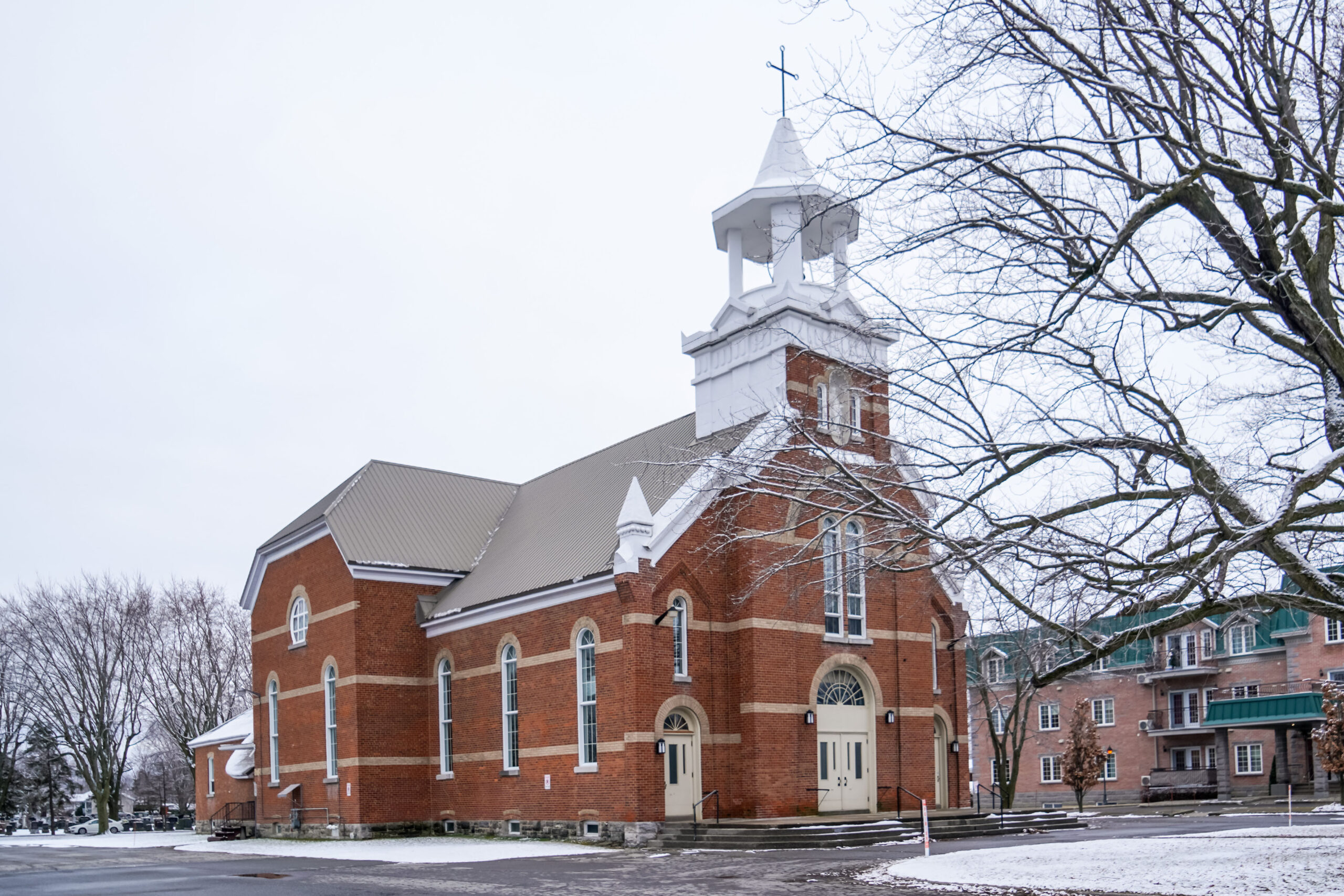 L’église de Saint-Thomas-d’Aquin a été construite en 1897. Photo François Larivière | Le Courrier ©