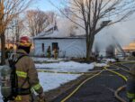 Un garage résidentiel ravagé par les flammes à Saint-Liboire