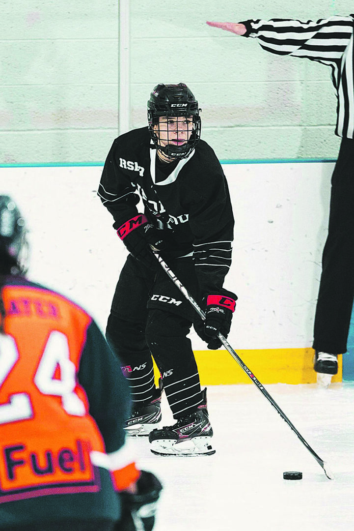 Au cours des deux dernières saisons, Éloïse Caron a porté les couleurs des Titans du Cégep de Limoilou en division 1 de la ligue collégiale de hockey féminin du RSEQ. Photo gracieuseté
