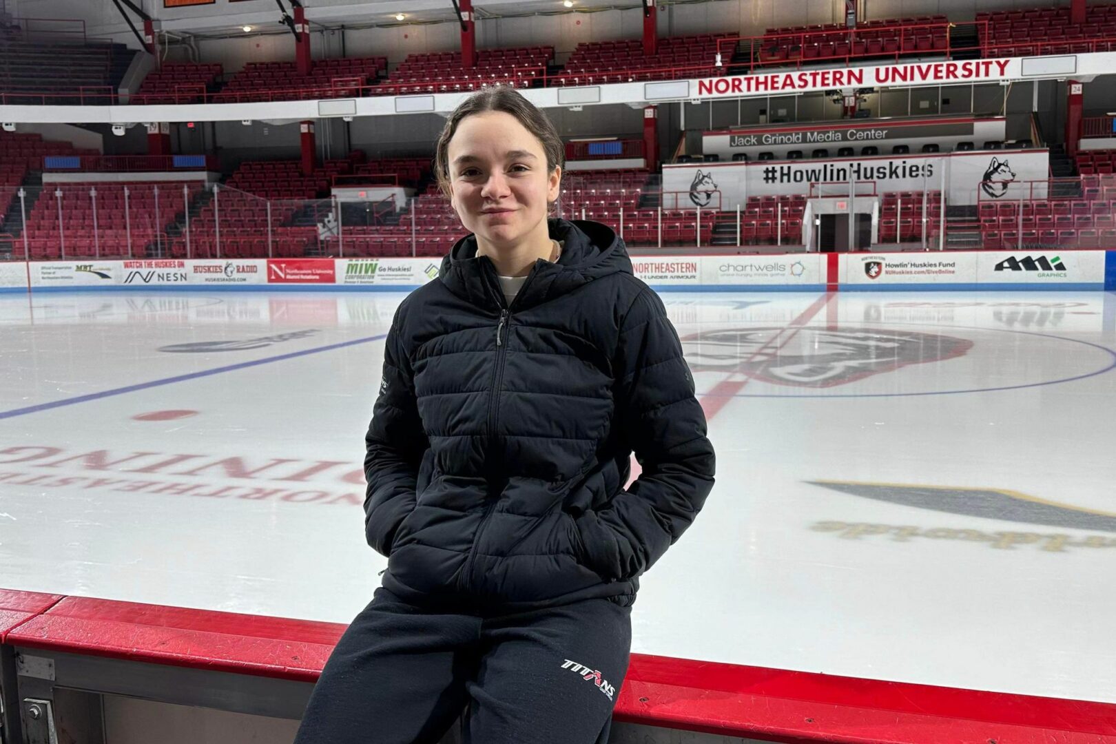 La Maskoutaine Éloïse Caron se joindra aux Huskies de l’Université Northeastern, une équipe de hockey féminine de Boston évoluant en division 1 de la NCAA. Photo gracieuseté