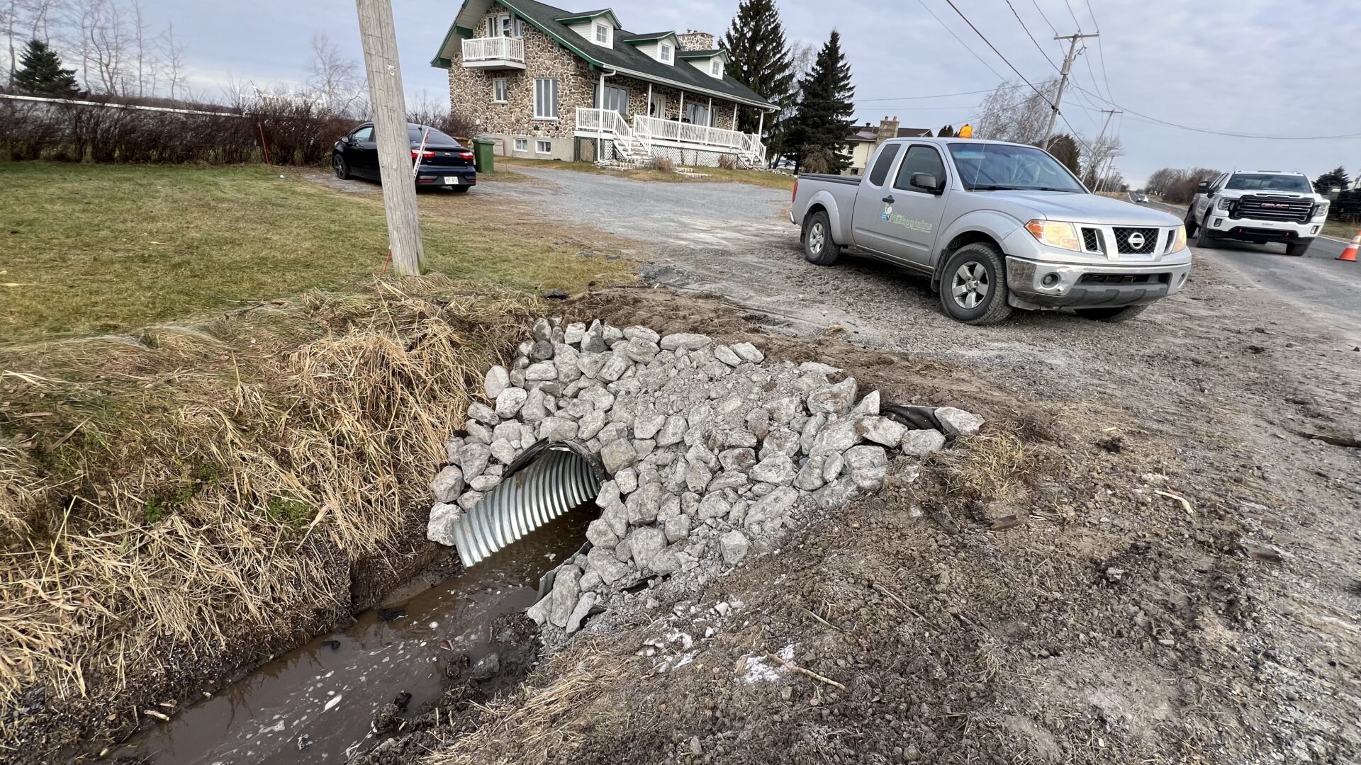 La MRC des Maskoutains est la première au Québec à offrir un service de dimensionnement de ponceau. Photo gracieuseté