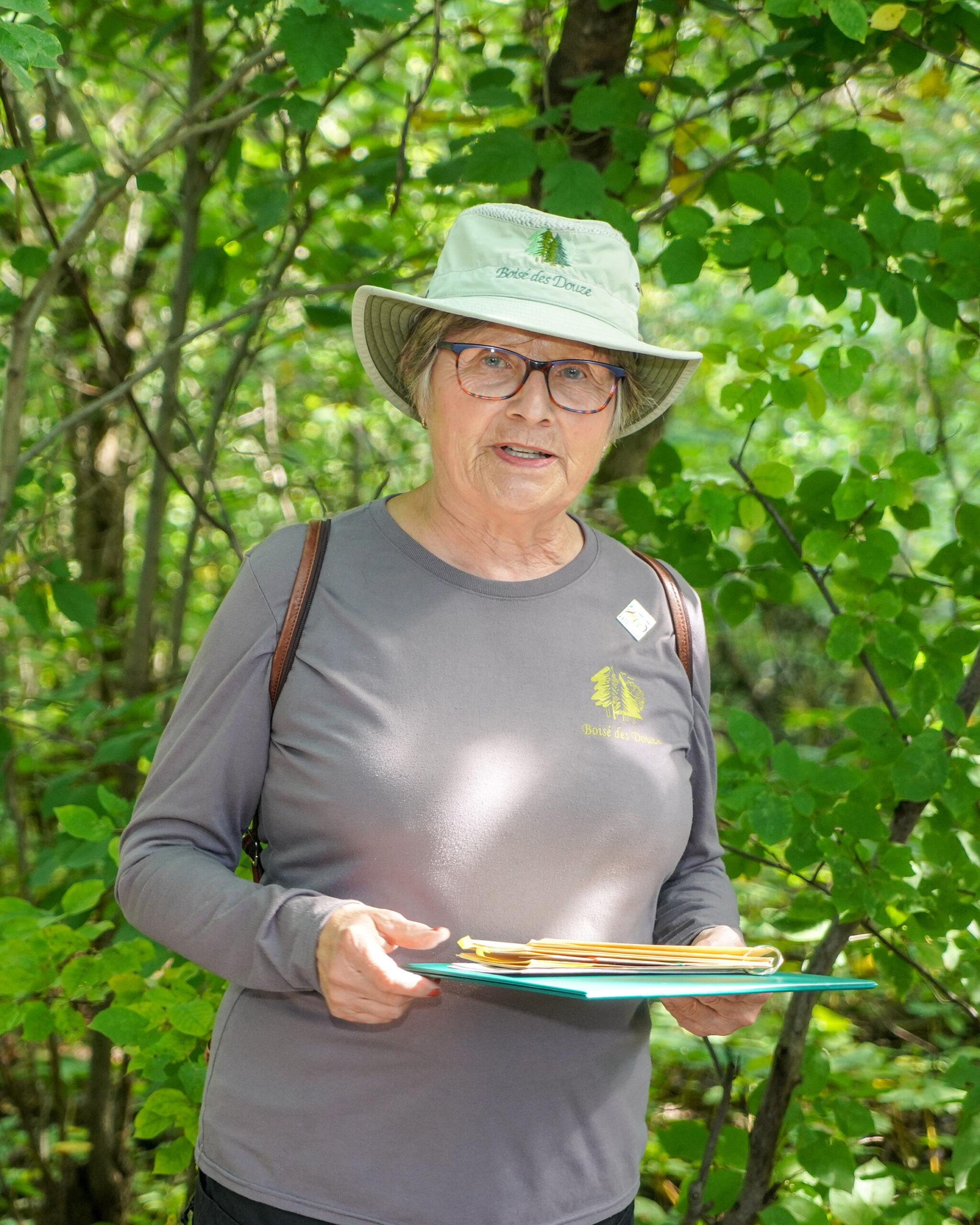 Céline Lussier Cadieux, présidente de l’organisme Boisé des Douze, s’est vu décerner le prix Gens d’action 2024 de la Société Provancher. Photothèque | Le Courrier ©