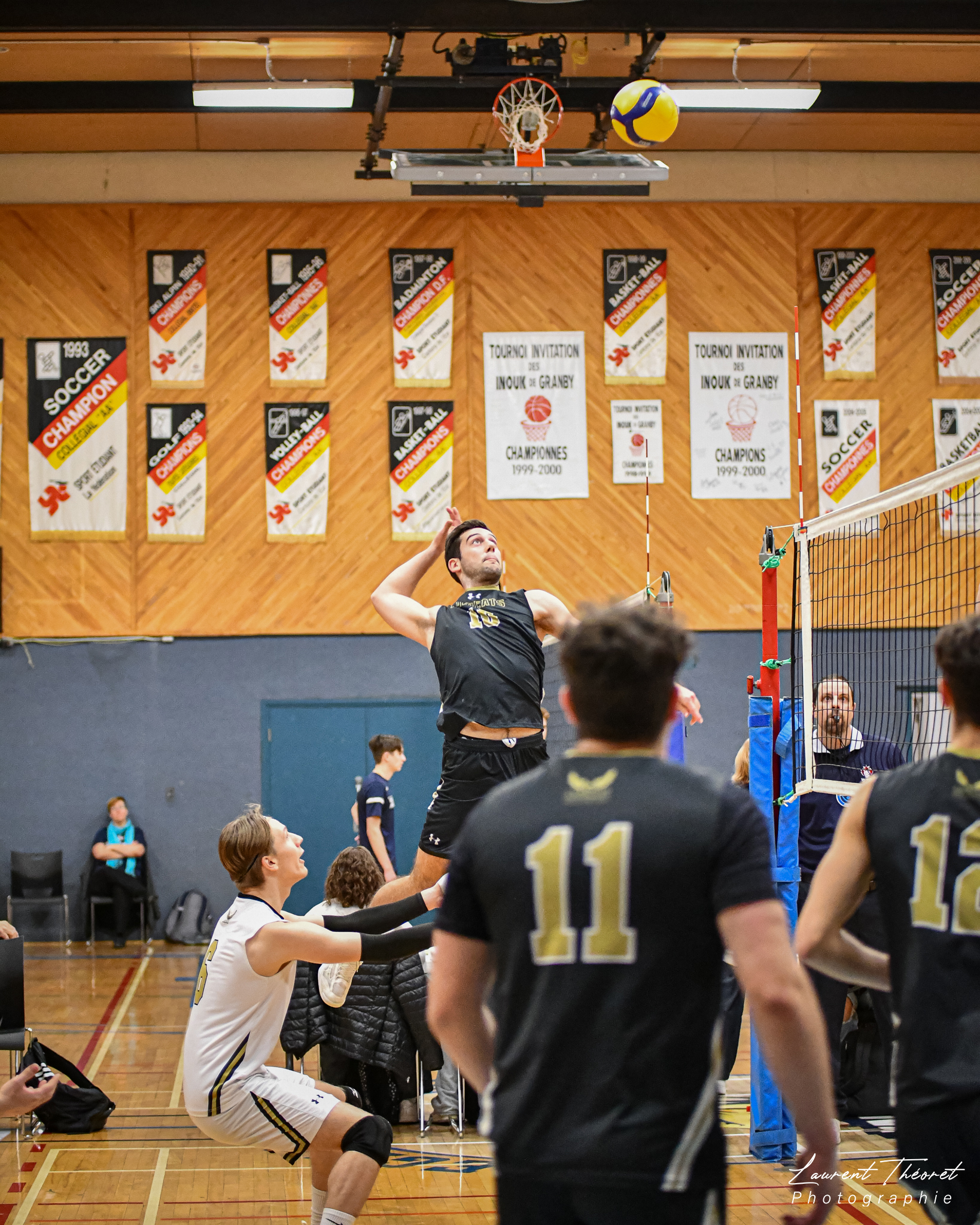 Les équipes de basketball masculin et de volleyball masculin des Lauréats du Cégep de Saint-Hyacinthe ont obtenu leur billet pour le championnat provincial du RSEQ. Photo Laurent Théoret - Lauréats du Cégep de Saint-Hyacinthe