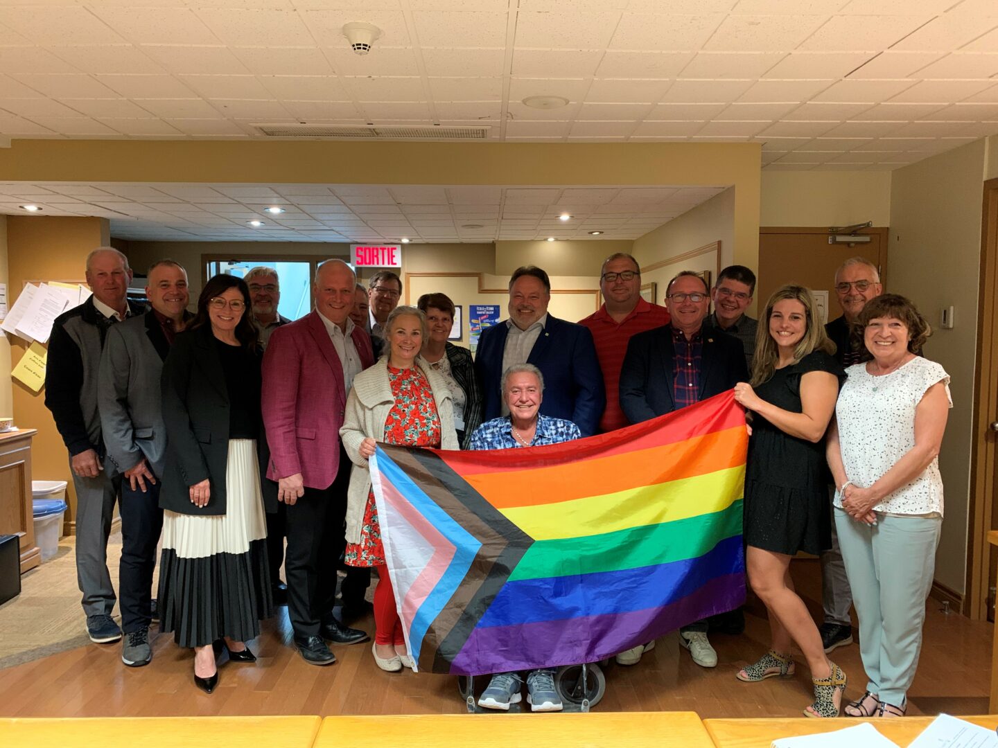 Le conseil de la MRC des Maskoutains est solidaire de la communauté LGBTQ+. Photo gracieuseté